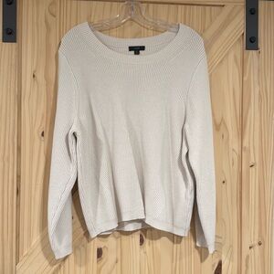 J Crew Ribbed stretch crewneck sweater